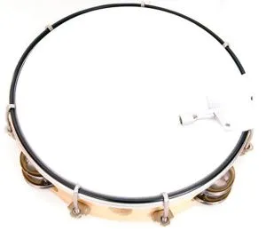 Dadi MT6-082W Тамбурин с пластиком круглый.