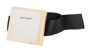 Lutner FS1 Пэд тренировочный на ремне для барабанщика, квадратный, белая резина.