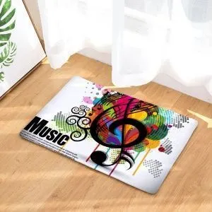 Коврик напольный. Music. 588823861416/1 Полиэстер. Размер 40х60 см.
