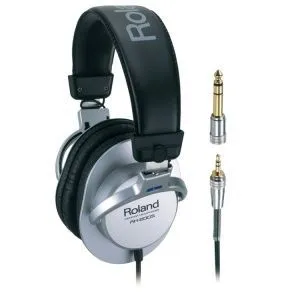 Roland RH-200S Наушники с шумоизоляцией закрытые. Цвет серебристый.