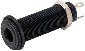 Musiclily MX2396BK Выходной разъем электрогитары, моно, черный.