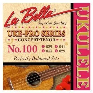 La Bella 100 Uke-Pro Комплект струн для концертного,тенор укулеле.