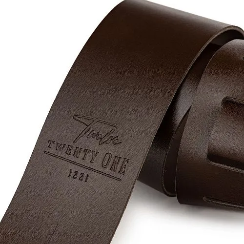 1221-65-1-BRN Ремень для гитары, кожаный, коричневый.