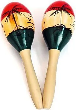 Fleet M1 Маракасы деревянные на ручке.