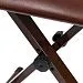 Lutner NK-XBRM Банкетка х-образная, коричневая.-1