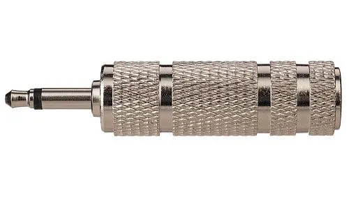 Soundking CC320-1 Переходник (разъем переходной) 3,5 мм, моно, штекер - 6,35 мм, моно, гнездо.