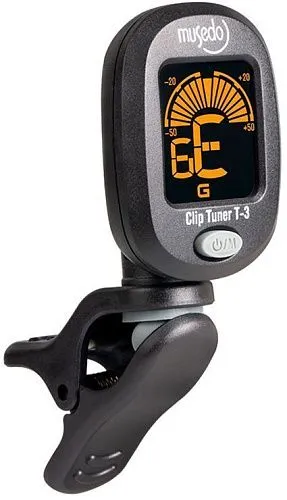 Musedo T-3 Тюнер цифровой гитарный на прищепке.