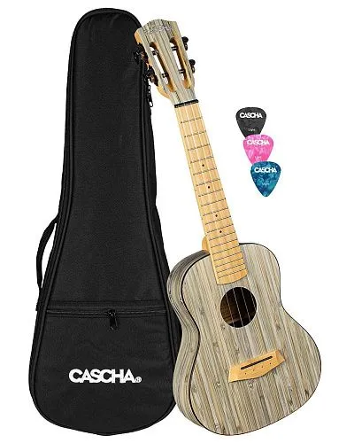 Cascha HH-2316 Bamboo Series Graphite Укулеле с чехлом.
