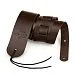 1221-65-1-BRN Ремень для гитары, кожаный, коричневый.-1