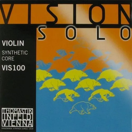 Thomastik VIS100 Vision Solo Комплект струн для скрипки размером 4/4.