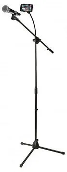 Dekko JR-504 BK Стойка микрофонная с держателем для смартфона.