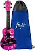 Flight Ultra S-40 Pink Rules Укулеле.-0
