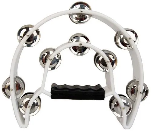 Fleet FLT-TW20 Тамбурин на ручке полумесяц 20 пар бубенцов.