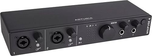 Arturia MiniFuse 4 Black USB аудио интерфейс.